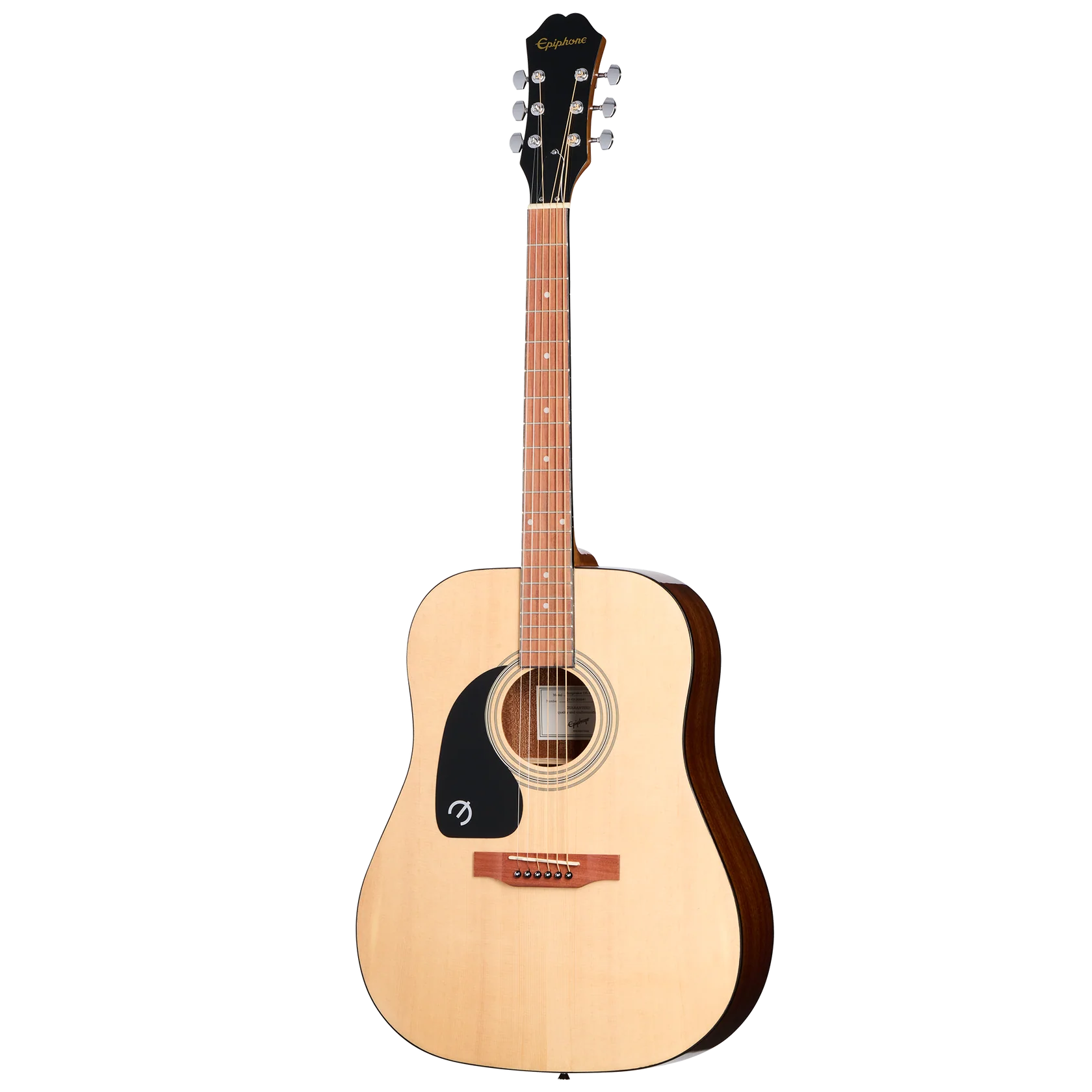 EPIPHONE SONGMAKER DR-100 DREADNOUGHT ACOUSTIC LEFT-HANDED - EA10LNACH1 image 0