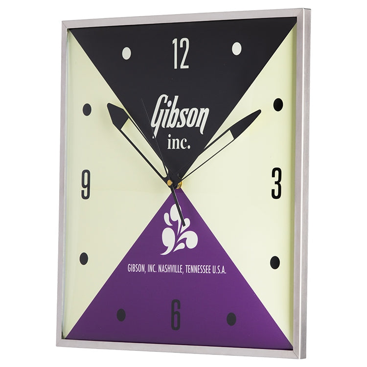 GIBSON GEAR VINTAGE LIGHTED WALL CLOCK - GA-CLK3 image 1