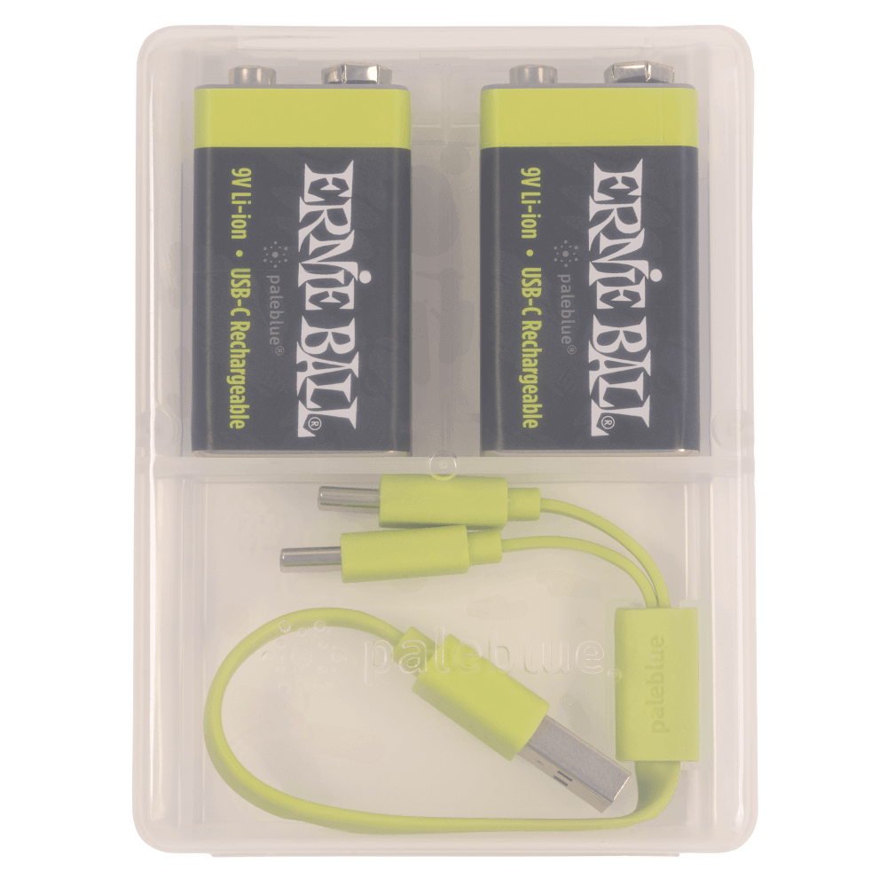 ERNIE BALL USB-C RECHARGEABLE USB-C RECHARGEABLE 9V BATTERY 2-PACK - P09642 image 4