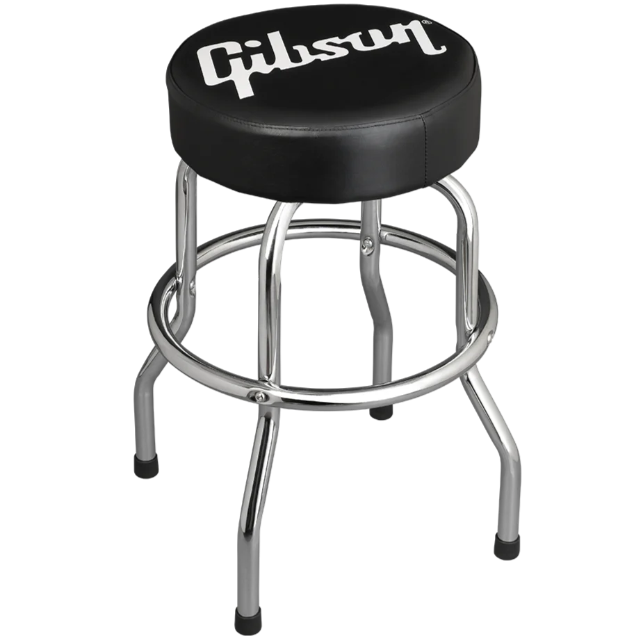 GIBSON PREMIUM PLAYING STOOL, GIBSON LOGO, SHORT (24") - GA-STOOL2 image 0