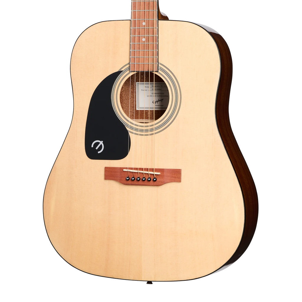 EPIPHONE SONGMAKER DR-100 DREADNOUGHT ACOUSTIC LEFT-HANDED - EA10LNACH1 image 5