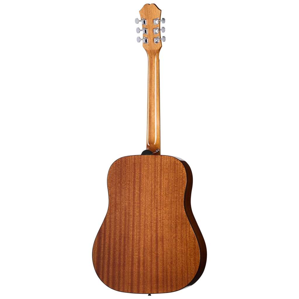 EPIPHONE SONGMAKER DR-100 DREADNOUGHT ACOUSTIC LEFT-HANDED - EA10LNACH1 image 1