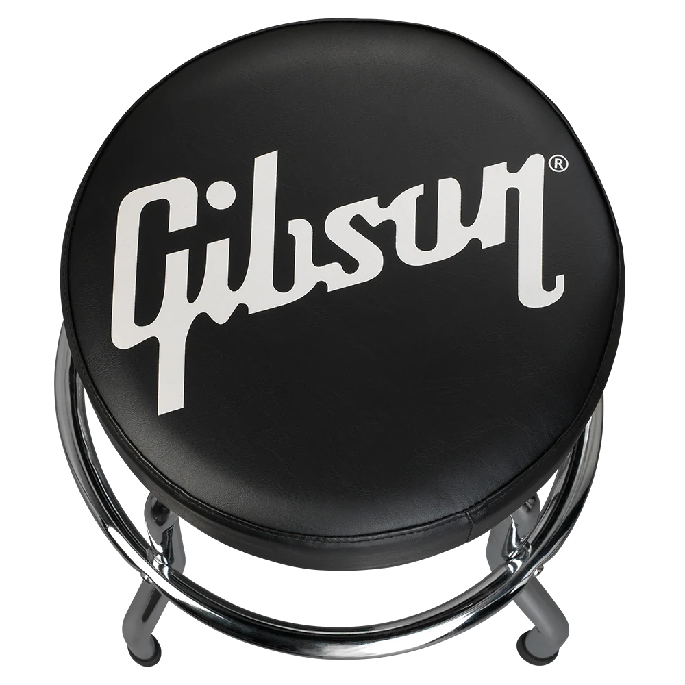 GIBSON PREMIUM PLAYING STOOL, GIBSON LOGO, SHORT (24") - GA-STOOL2 image 1
