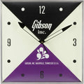 GIBSON GEAR VINTAGE LIGHTED WALL CLOCK - GA-CLK3 image 0