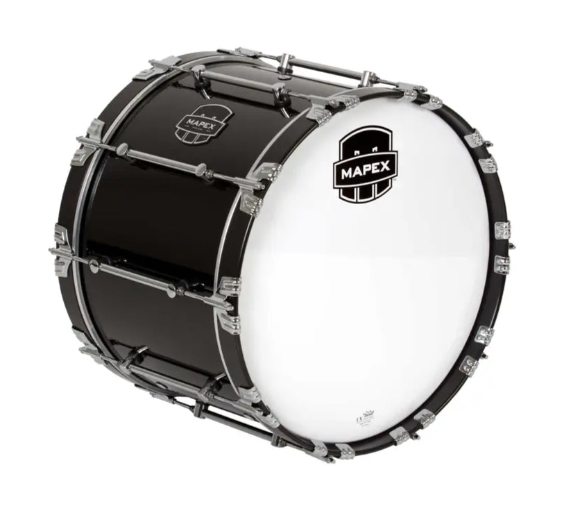 MAPEX QUALIFIER MARCHING BASS DRUM 22X14 NO CARRIER - QLB2214-DK image 0