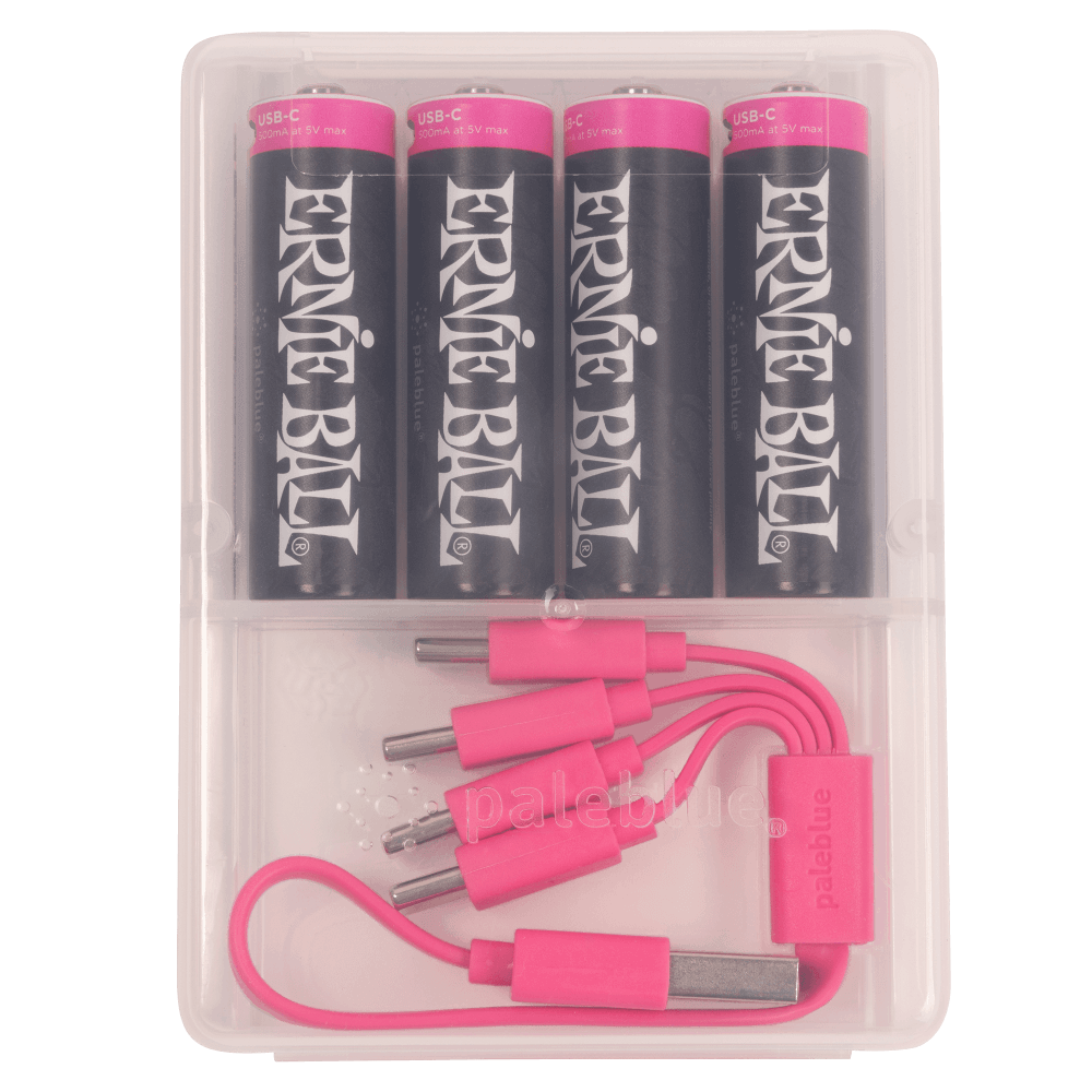 ERNIE BALL USB-C RECHARGEABLE AA BATTERY 4-PACK - P09643 image 4