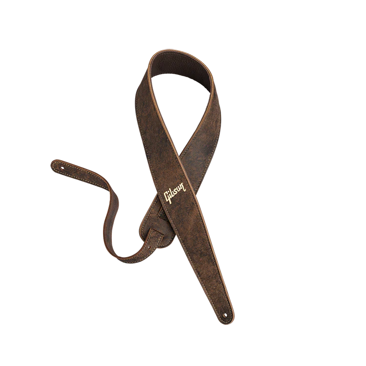 GIBSON THE CLASSIC GUITAR STRAP - ASWV-BRN image 0